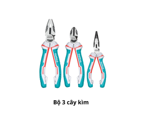 Bộ 3 cây kềm răng , cắt , nhọn đa năng TOTAL 