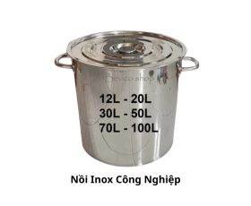 NỒI INOX CÔNG NGHIỆP - DÙNG CHO BẾP TỪ