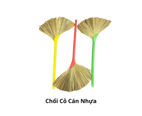 Chổi cỏ cán nhựa