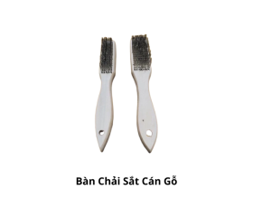 Bàn chải sắt cán gỗ