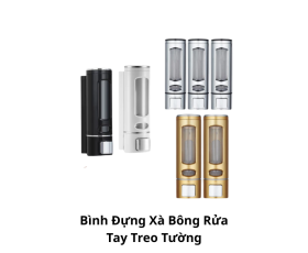 Bình đựng xà bông rửa tay treo tường