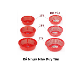 Rổ nhựa nhỏ Duy Tân