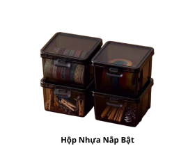 Hộp nhựa nắp bật