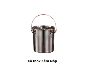Xô Inox kèm nắp