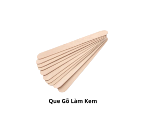 Que gỗ làm kem